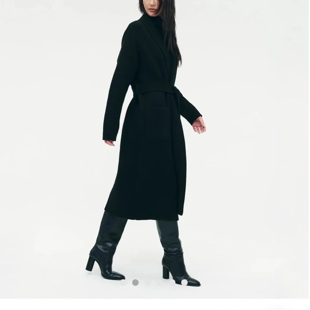 NAADAM Black Knit Cardigan - Picture 2 of 11